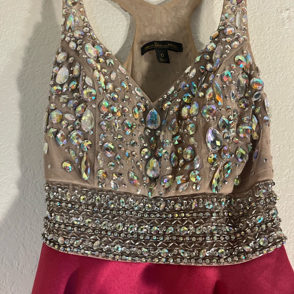 Elegant Pink Prom Dress - Picture 2 of 11